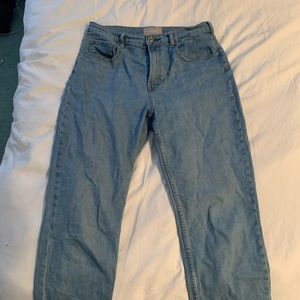 Everlane Cheeky Straight Leg Light Wash